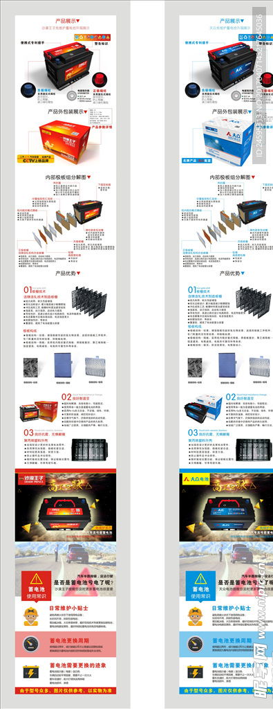 電池網(wǎng)頁詳情圖設(shè)計(jì)圖